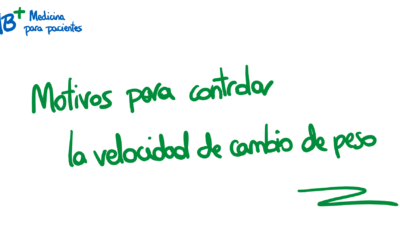Motivos para controlar la velocidad de cambio de peso